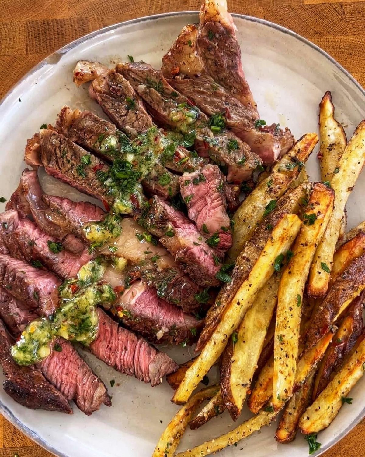 Steak Chimichurri & Fries
